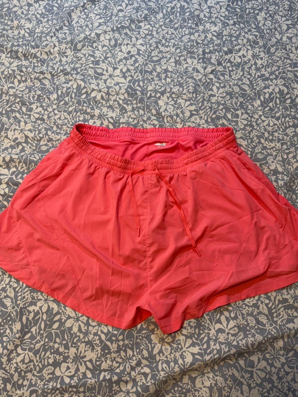 Avia Bright Pink Coral Athletic Drawstring Shorts